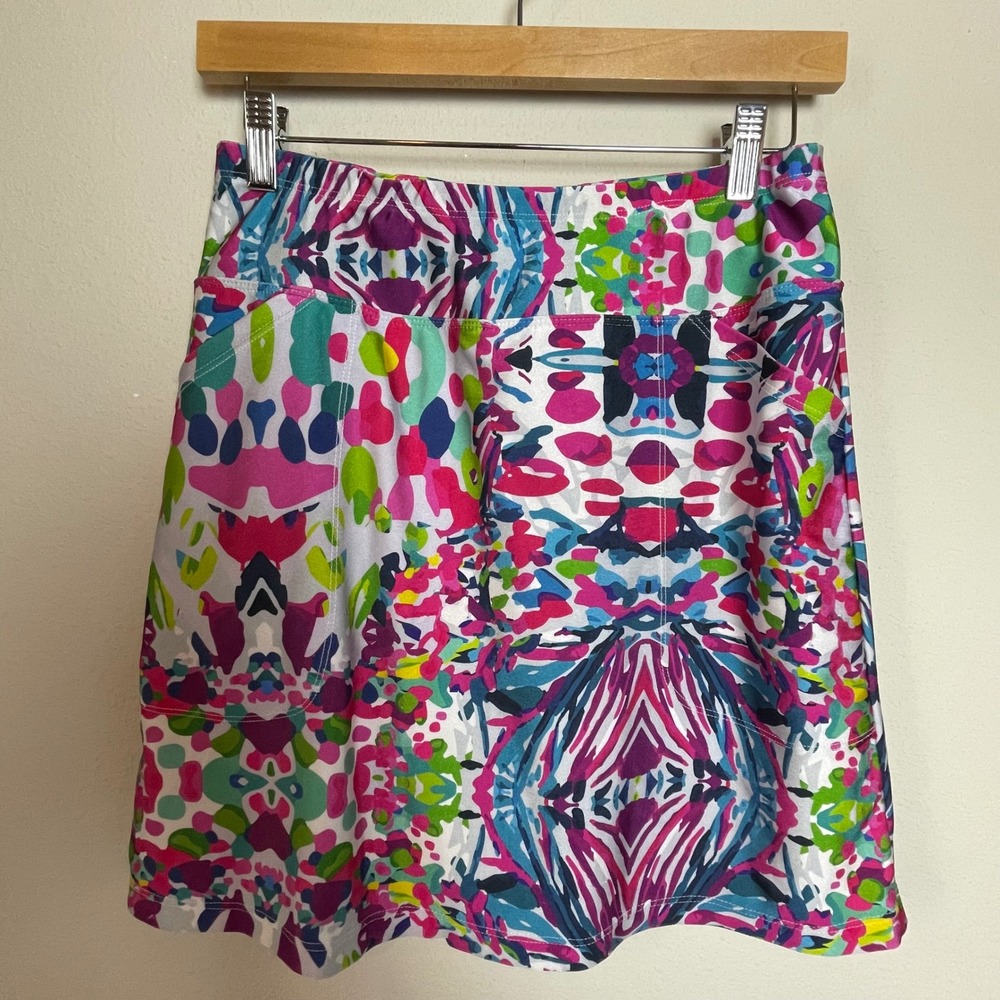 B-skinz Women's‎ Skirt Size S Geometric Abstract Print Tennis Golf Skort